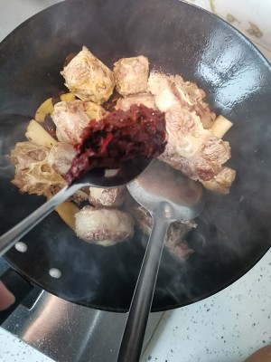 Wintry day is lukewarm fill, the practice measure of bone of yellow stew oxtail 8