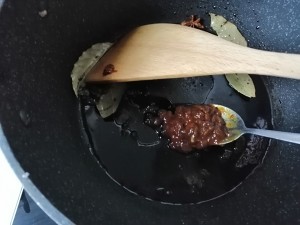 Sauce ox is tendinous child fleshy ~~ (the pig that add sauce is tendinous child the flesh and bittern egg practice) practice measure 8