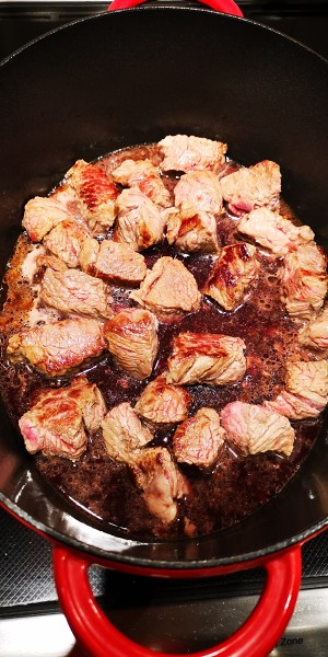 The practice measure of beef of braise of French red wine 6
