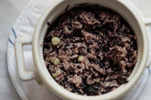 The practice measure of rice of ovine dwell dish 4