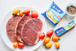 Christmas tree Zhi person the practice measure of beefsteak 1