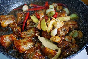 The practice measure of tail of sheep of braise in soy sauce 14