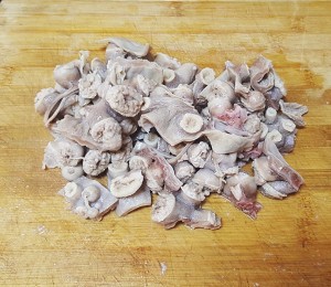 The practice measure of soup of ovine placenta turnip 3