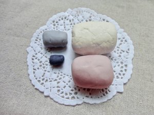 The practice measure that I of handiwork of pink of polished glutinous rice am Yang Yang 1