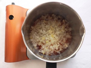 [peach glue tremella stews milk] inside the practice measure that adds tremella to give glue key quickly 3