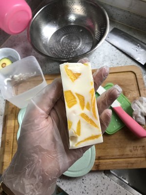 The practice measure of mango blancmange 7