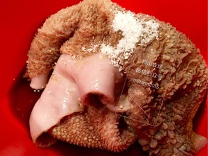 The practice measure of soup of ovine abdomen vegetable 3
