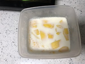 The practice measure of mango blancmange 5