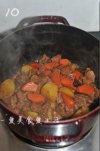 The practice measure of sirlon of potato of braise in soy sauce 10