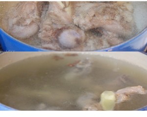 The practice measure of soup of carrot sheep bone 2