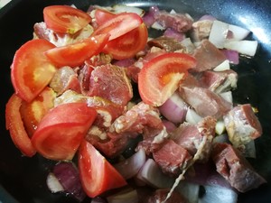 The practice measure of beef curry 2