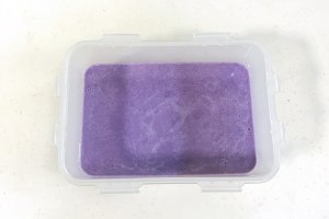 The practice measure of flummery of violet potato milk 8