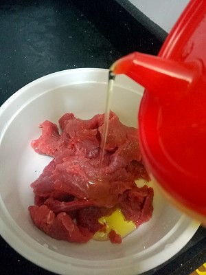 Beef bloats so, fry beef tender not the practice measure of raw meat or fish 2