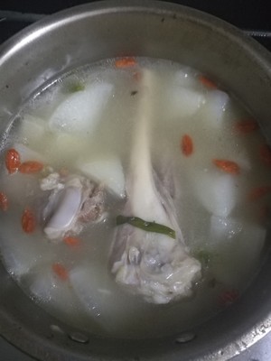 The practice measure of soup of bone of sheep of crus of simple and easy sheep 5
