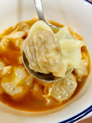 " wonton of bright shrimp of gigantic delicious beef " the practice move that the shrimp sauce that adds wonton spirit makes 28