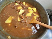 Day type the practice measure of beef curry meal 8