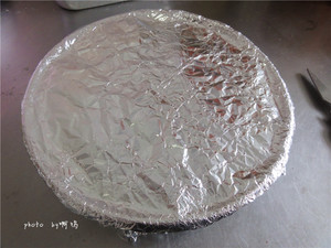 The practice measure of the tinfoil beef that bake 7