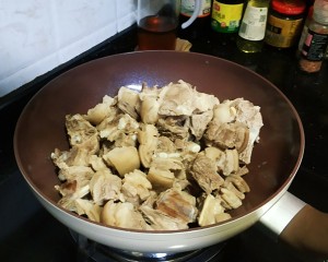The practice measure of Nan of sheep of clear soup of mushroom of white ox liver 9