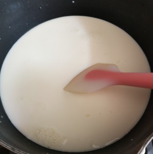 The practice measure of mango milk flummery 2