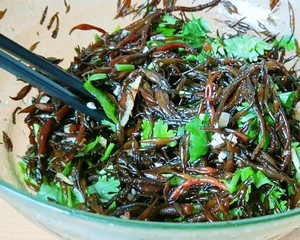 Healthy and algal " macrobian dish " mix simply fall tastily the practice measure of dish of dwell of sheep of cold and dressed with sause of 3 tall ~ 10