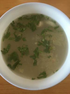 The practice measure of ovine miscellaneous soup 4