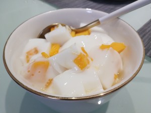 The practice measure of milk bean jelly 11