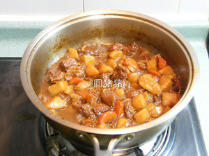 The practice measure of sirlon of braise in soy sauce 10