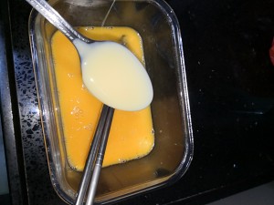Wave the practice measure of sweet milk flummery 3