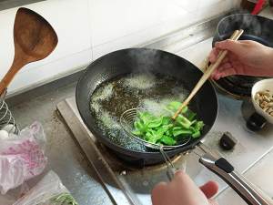 Super the practice measure of shredded meat of tender green pepper ox 8