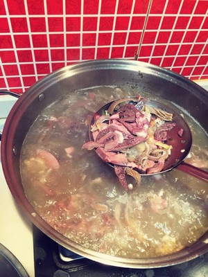 The practice measure of miscellaneous soup of Home Li sheep 2