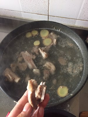 Soup of bone of sheep of boiled in clear soup (edition of electric meal Bao) practice measure 4