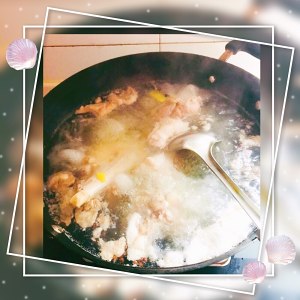 Is filling kidney strong is bone big? Soup ^-^ (ovine bone + cervine muscle + yam + the root of straight ladybell + red jujube + medlar) practice measure 7