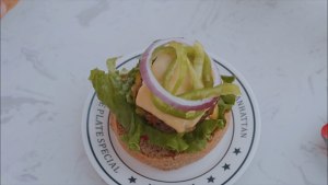 Healthy beef Zhi person the practice measure of hamburger 8