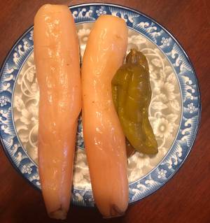 The practice measure of the slices of tripe of acerbity hot sheep of appetizing go with rice 3