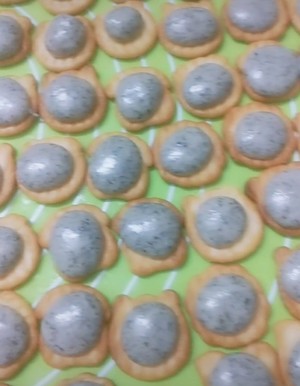Also can pull in the winter very long the practice measure of the Niu Za sandwich biscuits that pulls silk 7