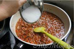 The practice measure of sauce of sweet hot beef 7