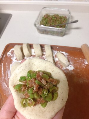 The practice measure that the kidney bean beef with delicate deft hand includes 5