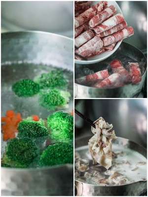 The practice measure of meal of hot spring fat cattle 2