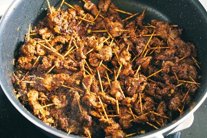 Beef of hemp hot toothpick -- the practice measure of knife Ma peanut oil 8