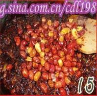 The practice measure of sauce of sweet hot beef 15