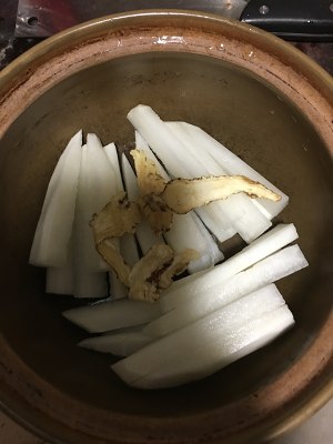 The practice measure of abdomen of sheep of stew of clear soup turnip 5