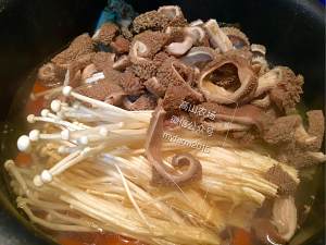 The practice measure of soup of ovine abdomen vegetable 11