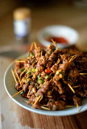 Toothpick beef (the eat that reduce fat) practice measure 9