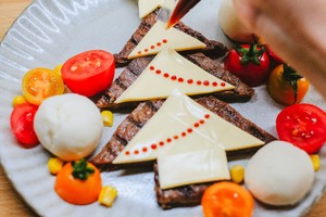 Christmas tree Zhi person the practice measure of beefsteak 18