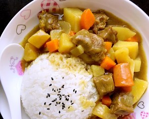 The practice measure of curry potato beef 7
