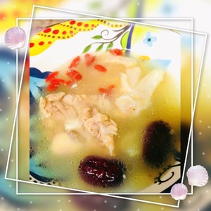 Is filling kidney strong is bone big? Soup ^-^ (ovine bone + cervine muscle + yam + the root of straight ladybell + red jujube + medlar) practice measure 10