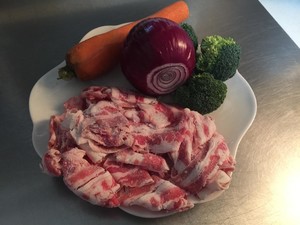 The practice measure of meal of beef of hall Mom gold 1