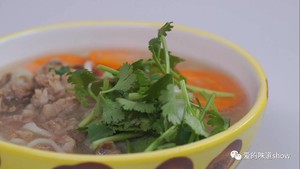 The practice measure of the noodles in soup of flavour # sheep that # loves 7