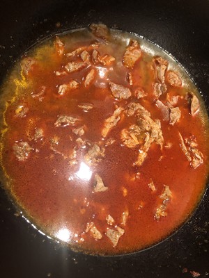 The practice measure that the water of inapproachable go with rice boils beef 5