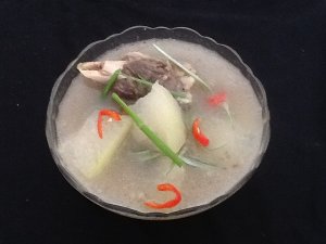 Bone of Du Bo sheep east the practice measure of melon soup 6